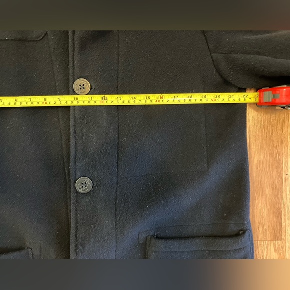 Eat dust Navy Button-Up Jacket. - Picture 4 of 10